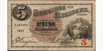 5 kronor 1932