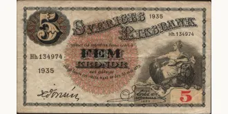 5 kronor 1935