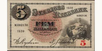 5 kronor 1939