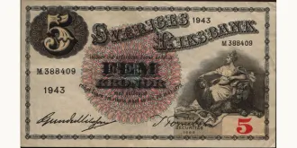 5 kronor 1943