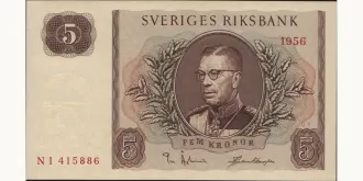 5 kronor 1956