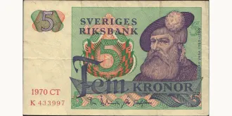 5 kronor 1970