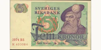 5 kronor 1974