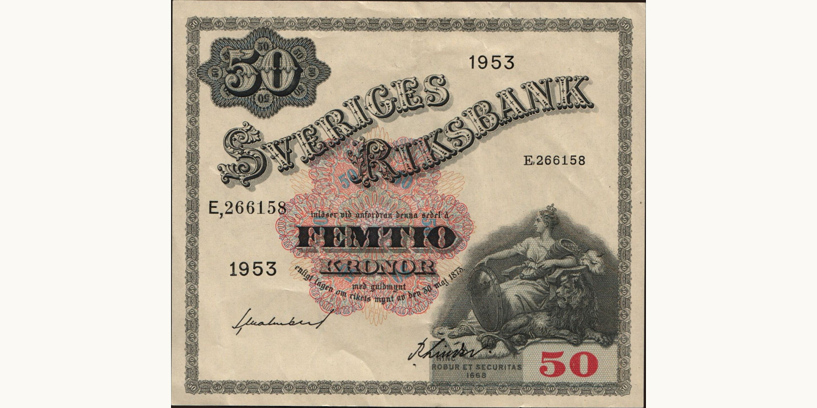 50 kronor 1953