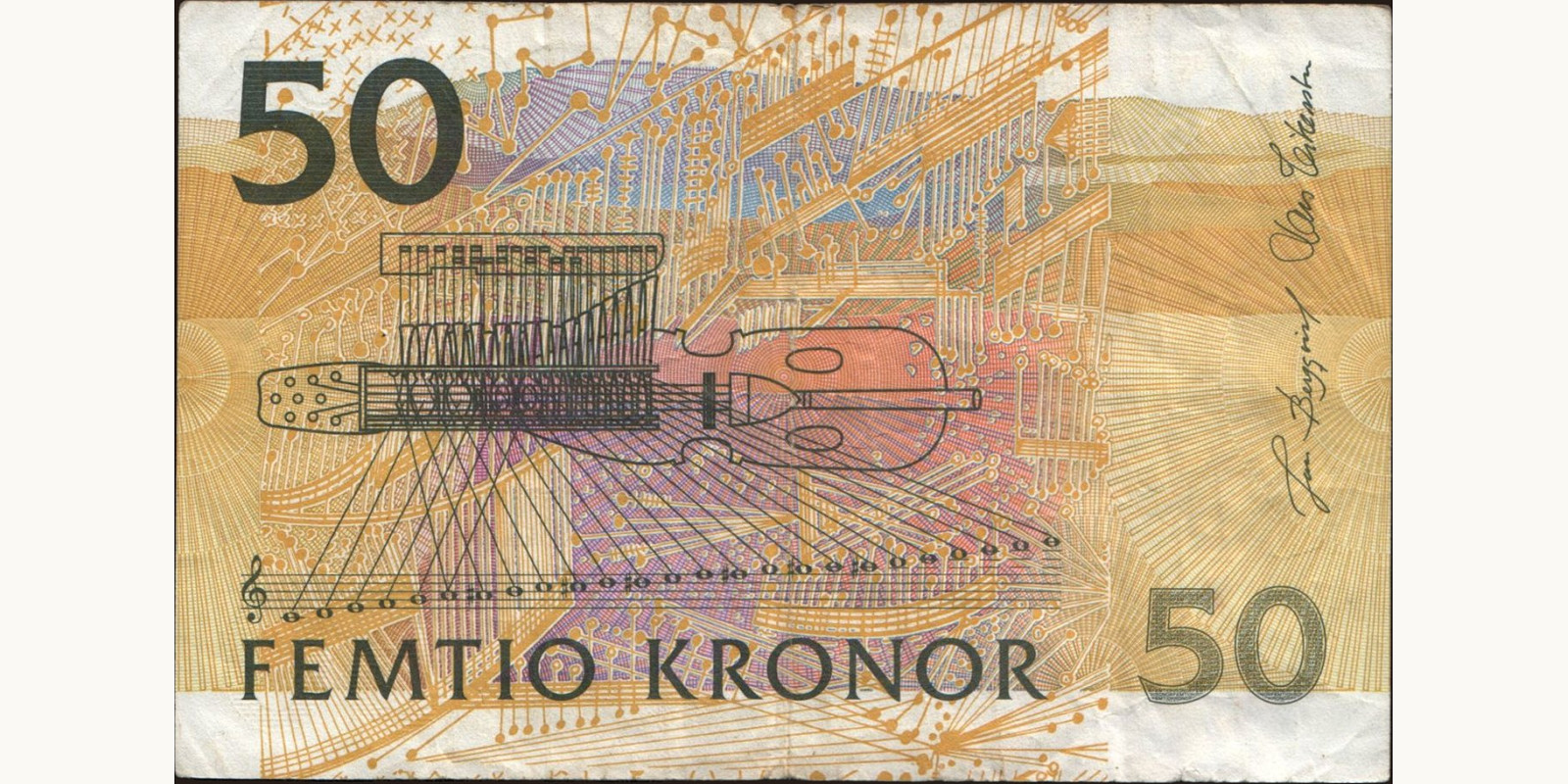 50 kronor Sweden 2003 — Back side