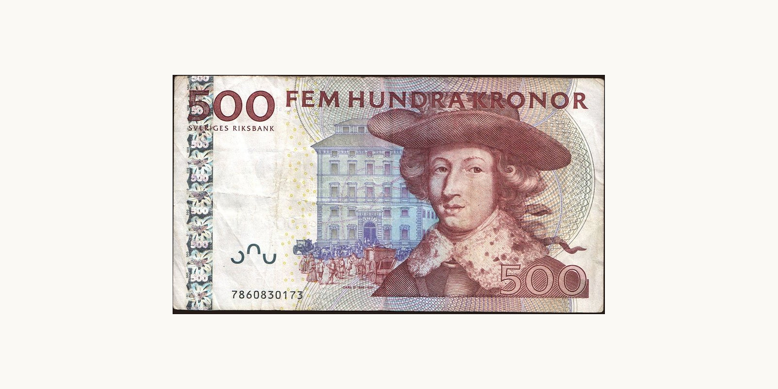 500 kronor Швеция 2007 — Лицевая сторона