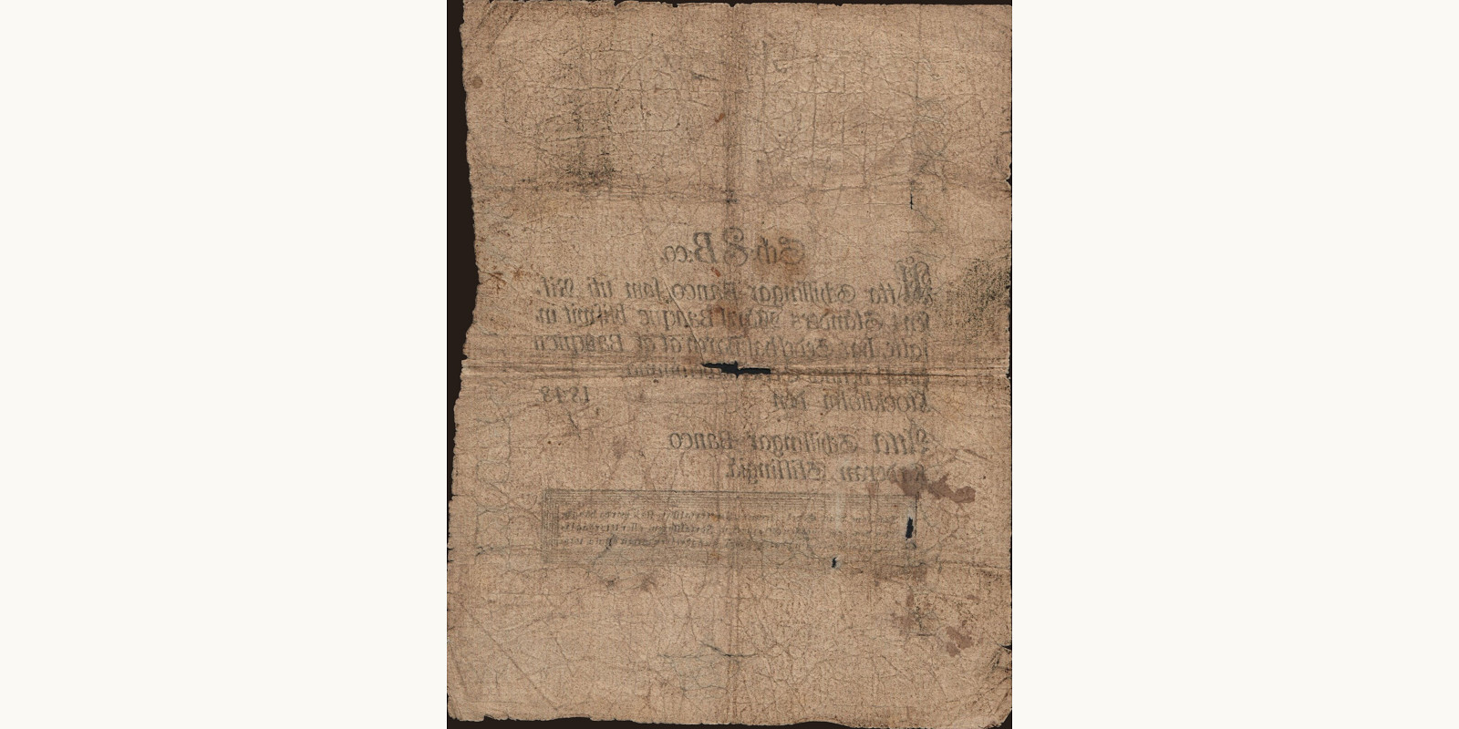 8 schillingar Sweden 1848 — Back side