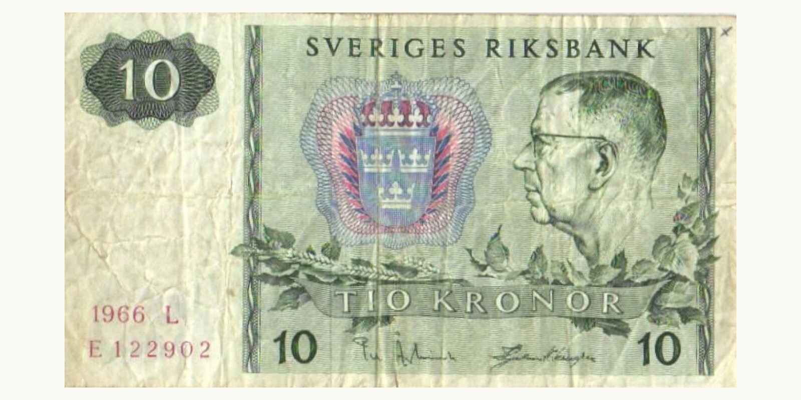 10 kroon 1966