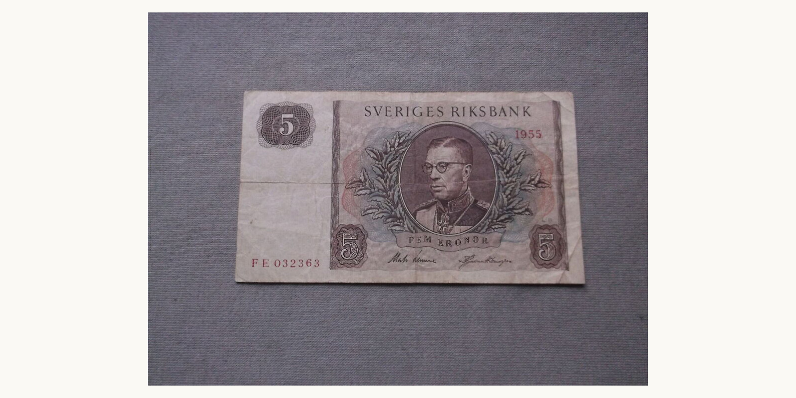 5 krona 1955