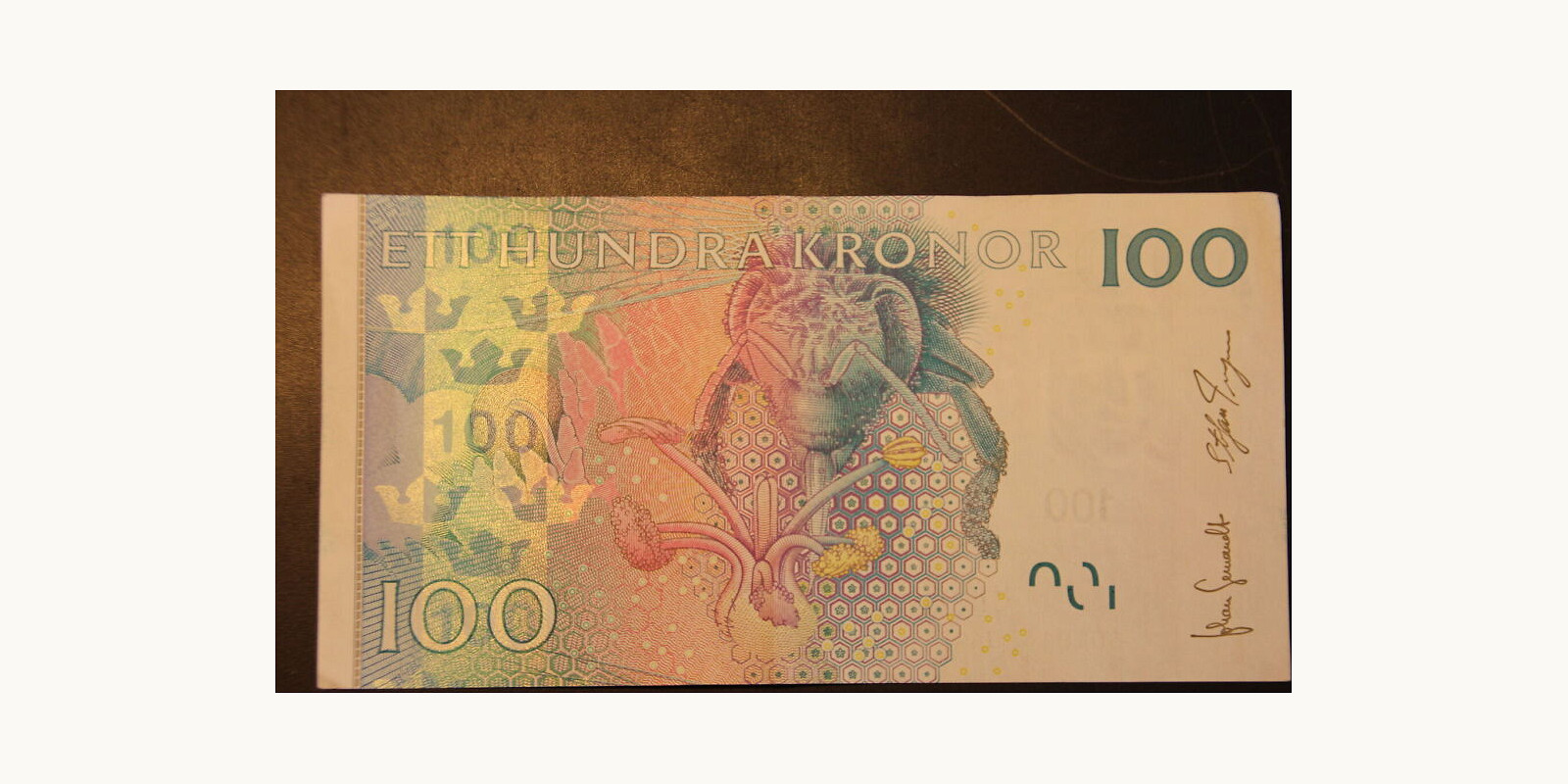 100 krooni Швеция 2006 — Оборотная сторона