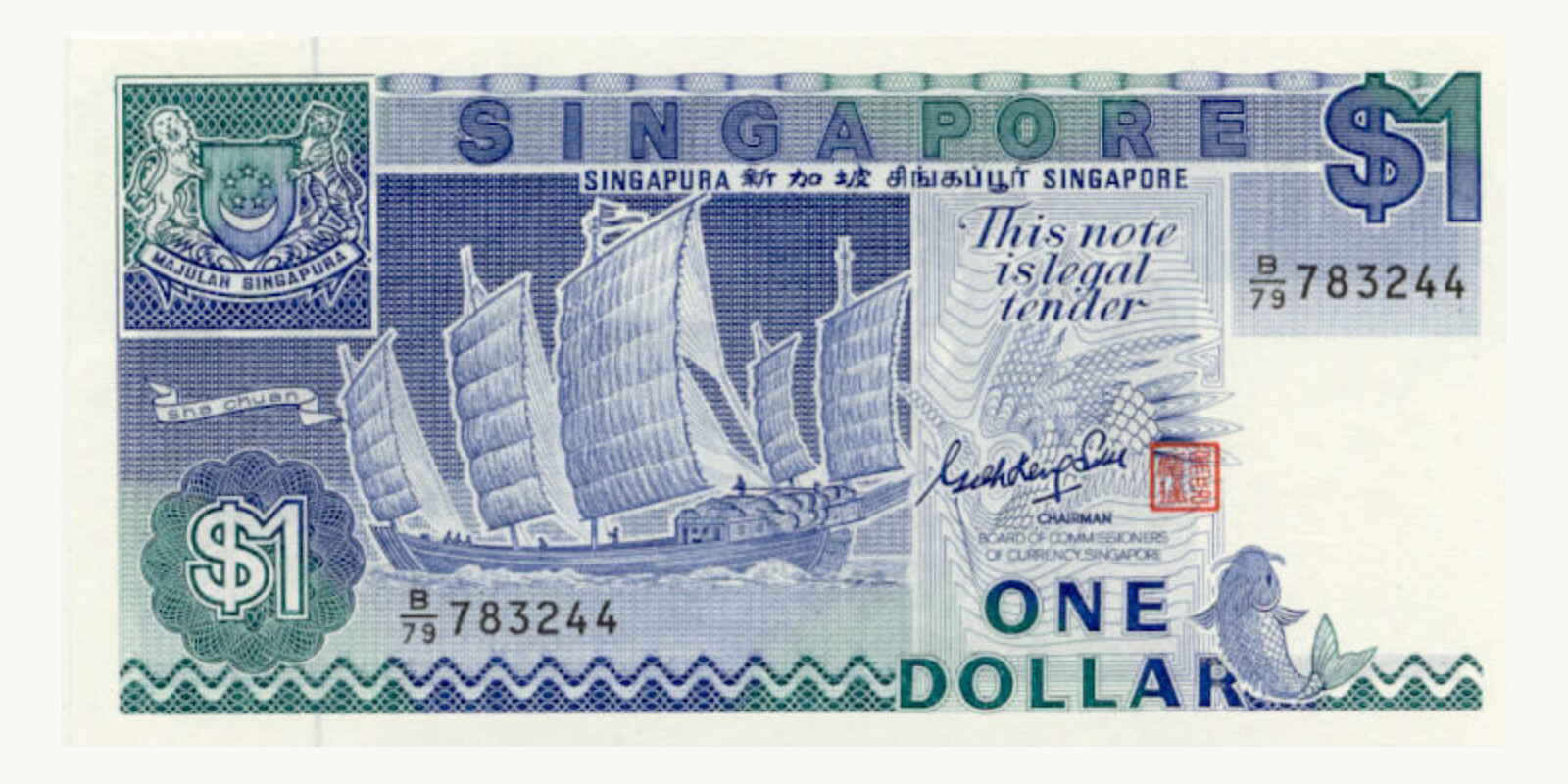 1 dollars 1987