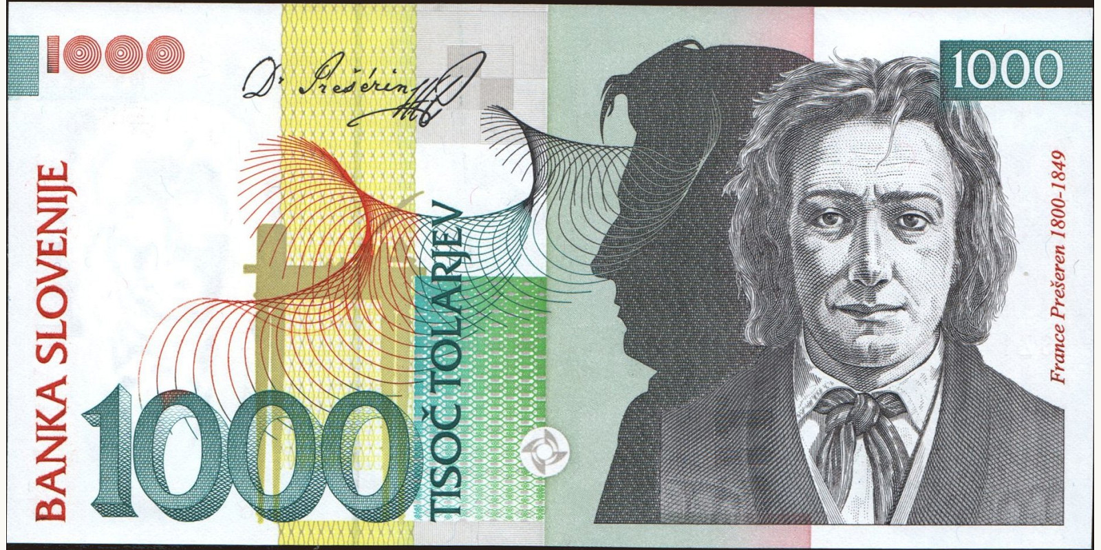 1000 tolarjev 1993