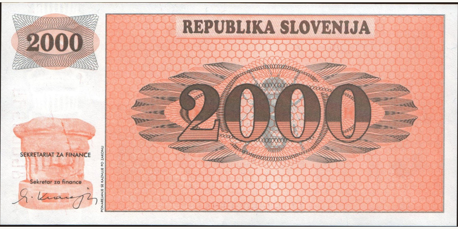 1991 tolarjev 2000