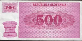 500 tolarjev 1990