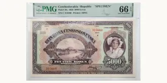 5000 koruna 1920