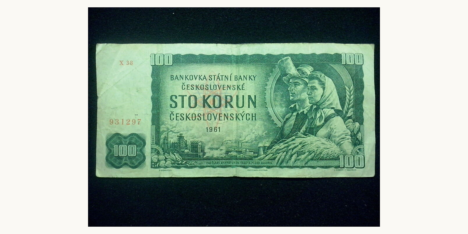 100 kroon Slovakia 1961 — Front side