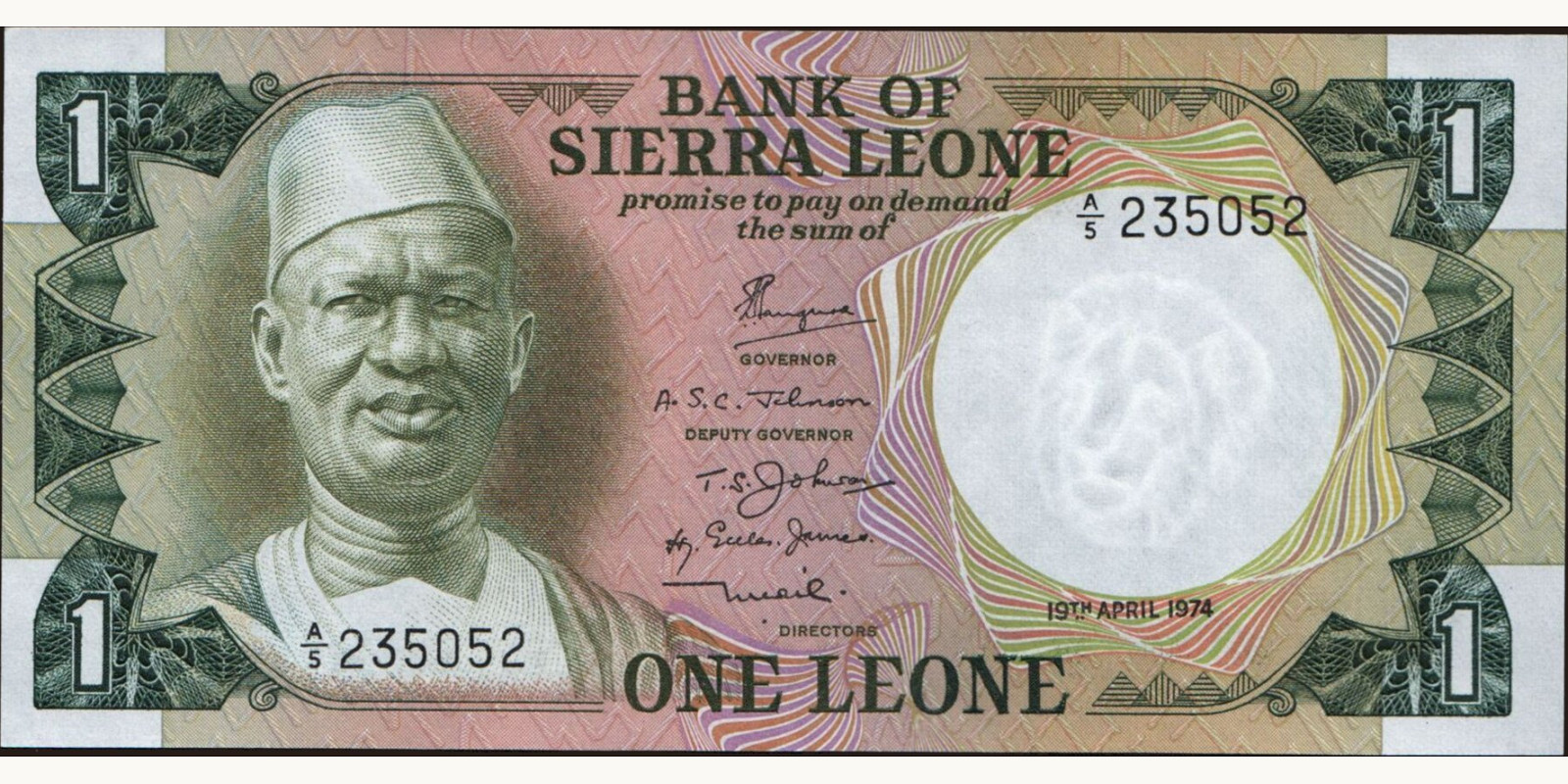 1 leone 1974