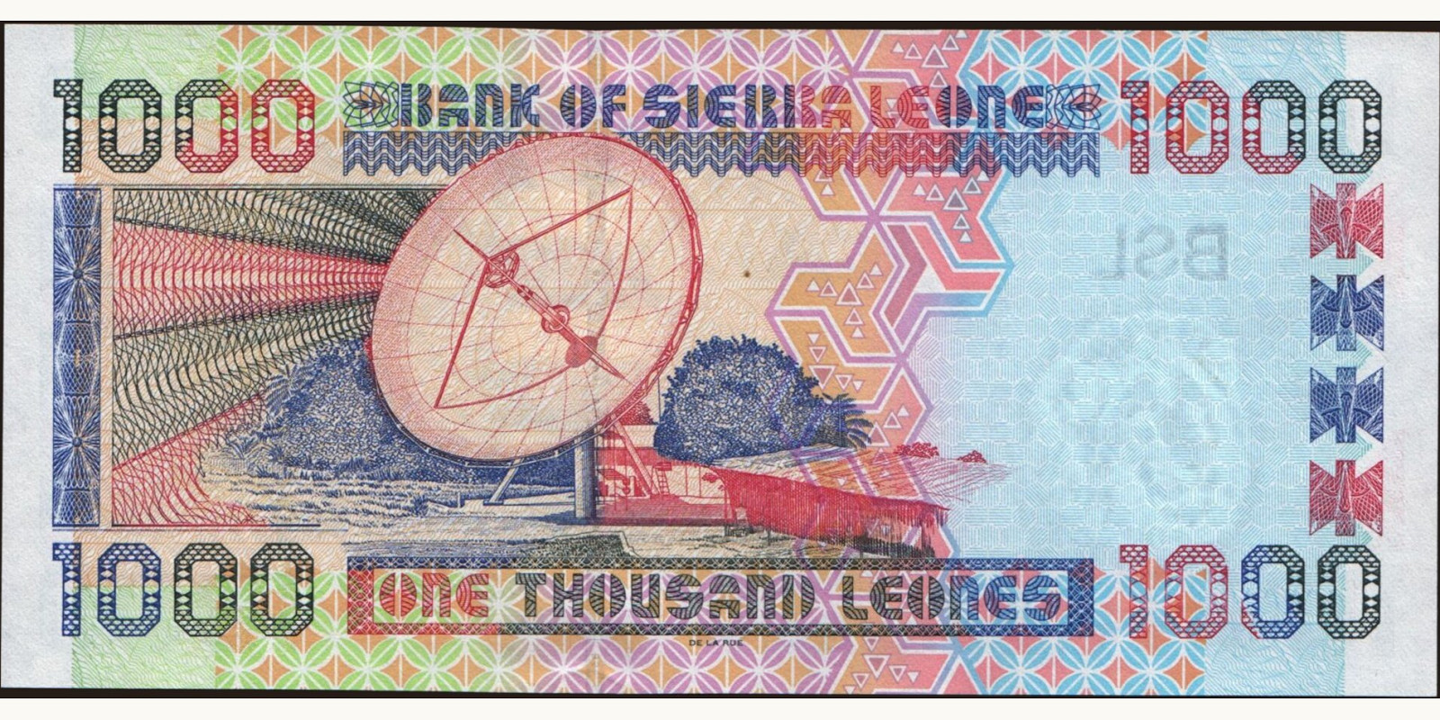 1000 leones Sierra Leone 2002 — Back side