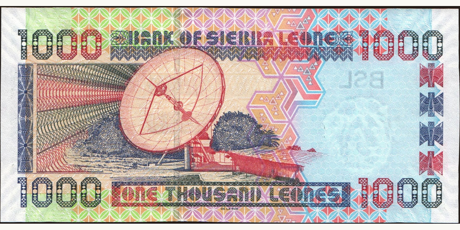 1000 leones Сьерра-Леоне 2006 — Оборотная сторона