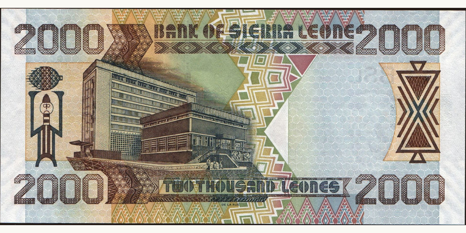 2006 leones Сьерра-Леоне 2000 — Оборотная сторона