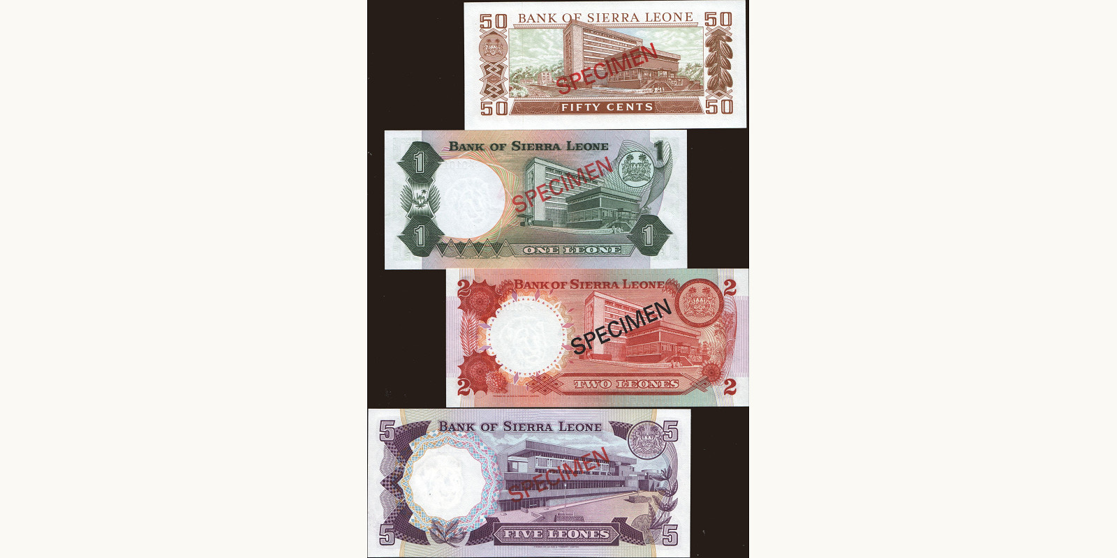 50 cents Sierra Leone 1978 — Back side
