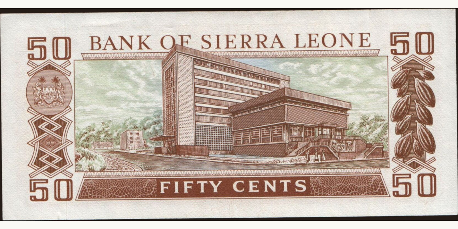 50 cents Sierra Leone 1981 — Back side