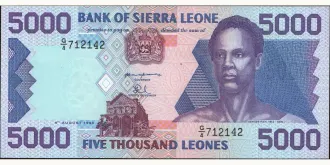 5000 leones 1993