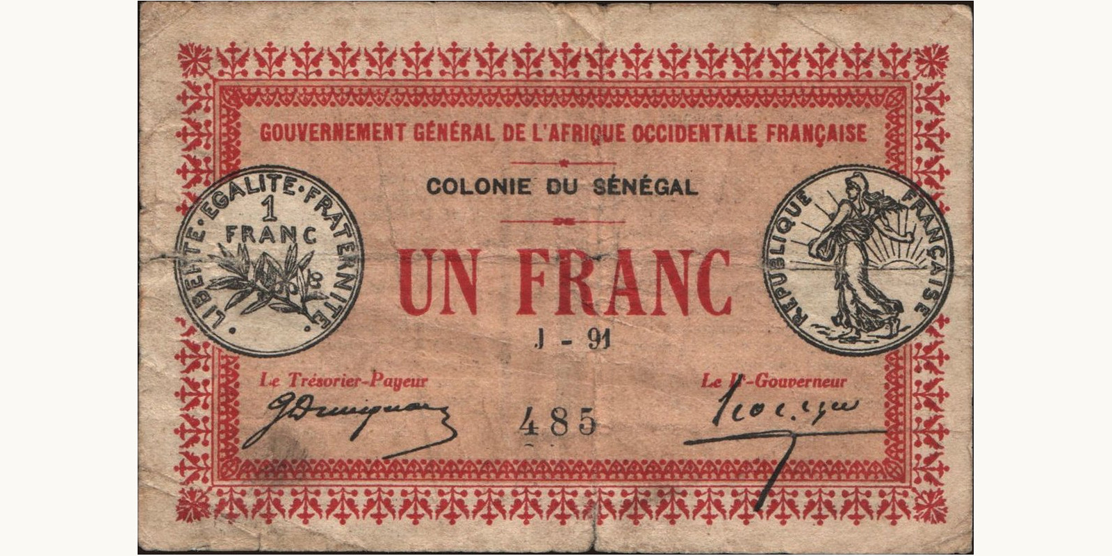 1 franc 1917