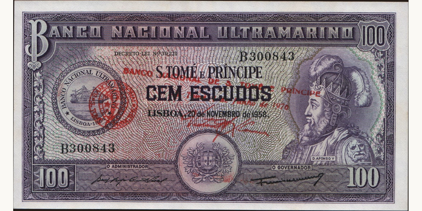 100 escudos 1976