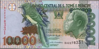 10000 dobras 2004