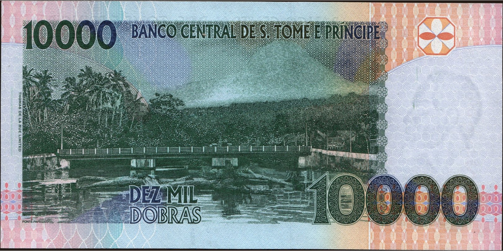 10000 dobras Сан-Томе и Принсипи 2013 — Оборотная сторона