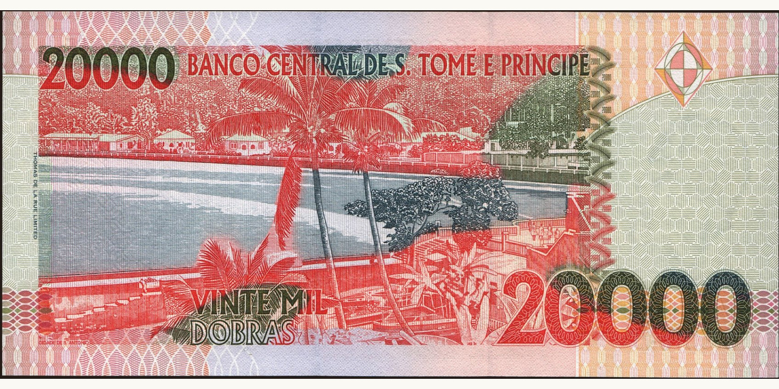 20000 dobras Сан-Томе и Принсипи 2010 — Оборотная сторона