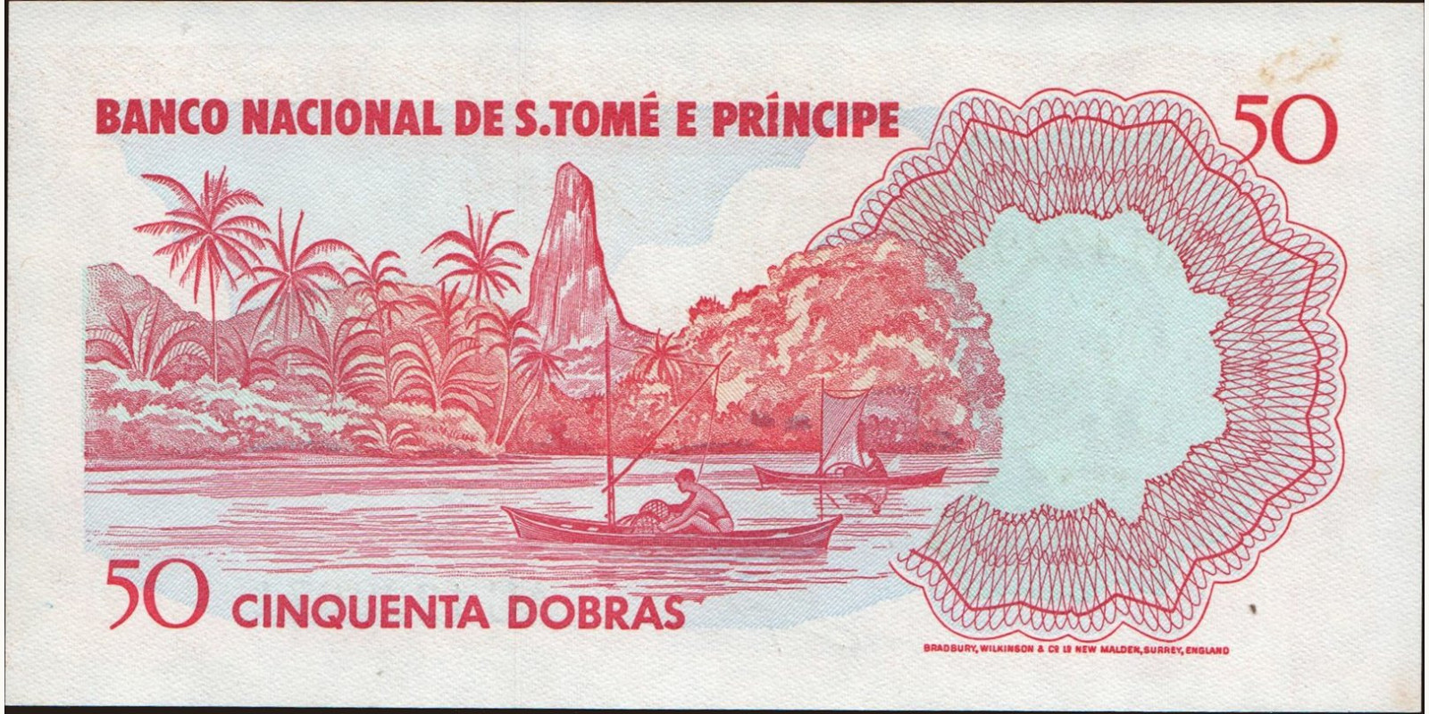 50 dobras Сан-Томе и Принсипи 1982 — Оборотная сторона