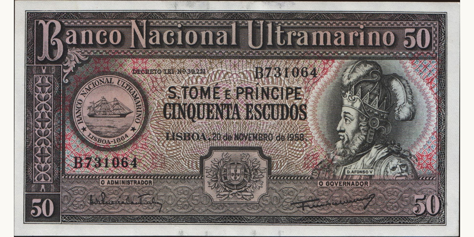 50 escudos 1958