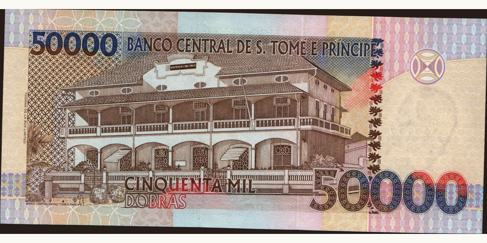 50000 dobras Сан-Томе и Принсипи 2004 — Оборотная сторона