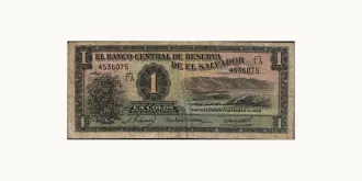 1 colones 1954