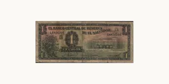1 colones 1955
