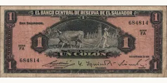1 colones 1964