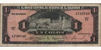 1 colones 1965