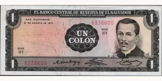 1 colones 1974