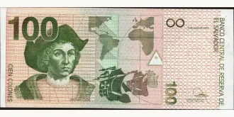 100 colones 1997
