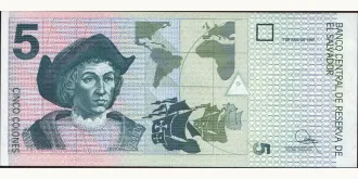 5 colones 1997