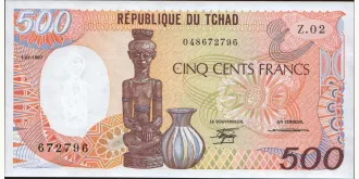 500 franc 1987