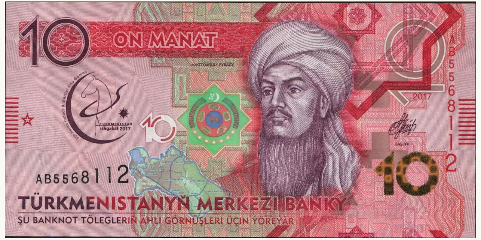10 manat 2017