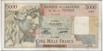 5000 franc 1949