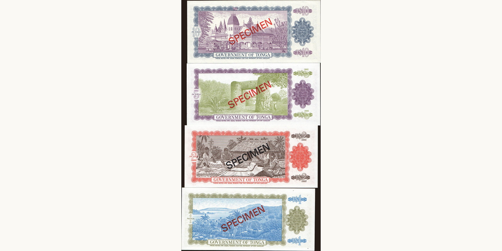 1 Tonga 1978 — Back side