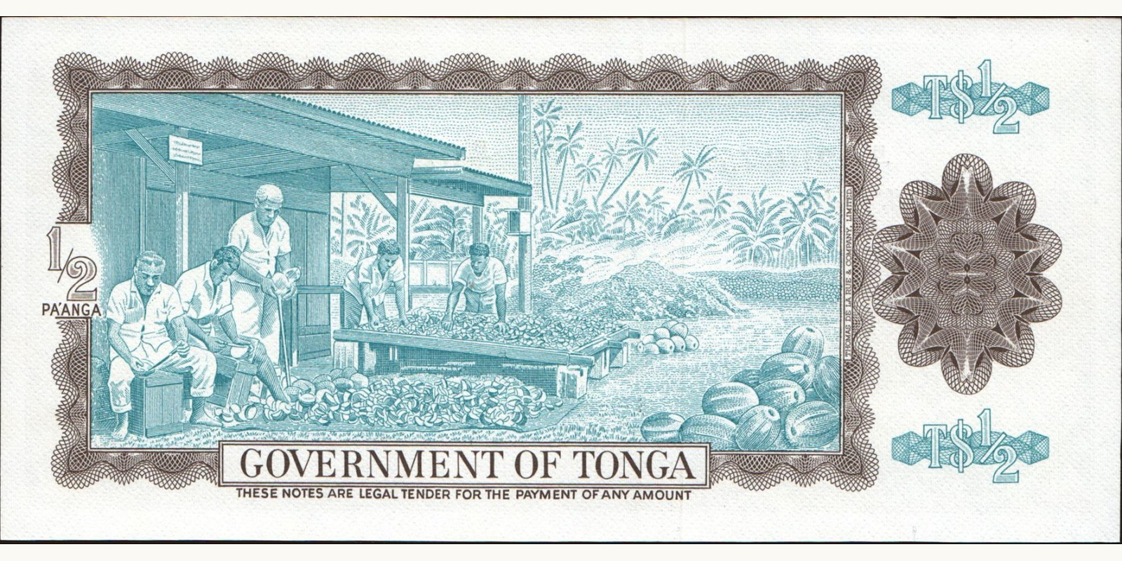1 Tonga 1981 — Back side