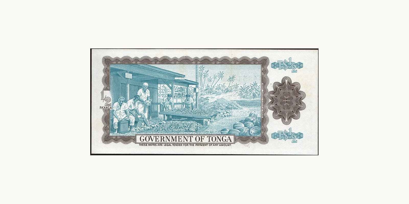1 Tonga 1983 — Back side