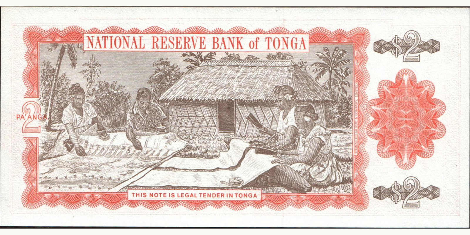 2 Tonga 1992 — Back side