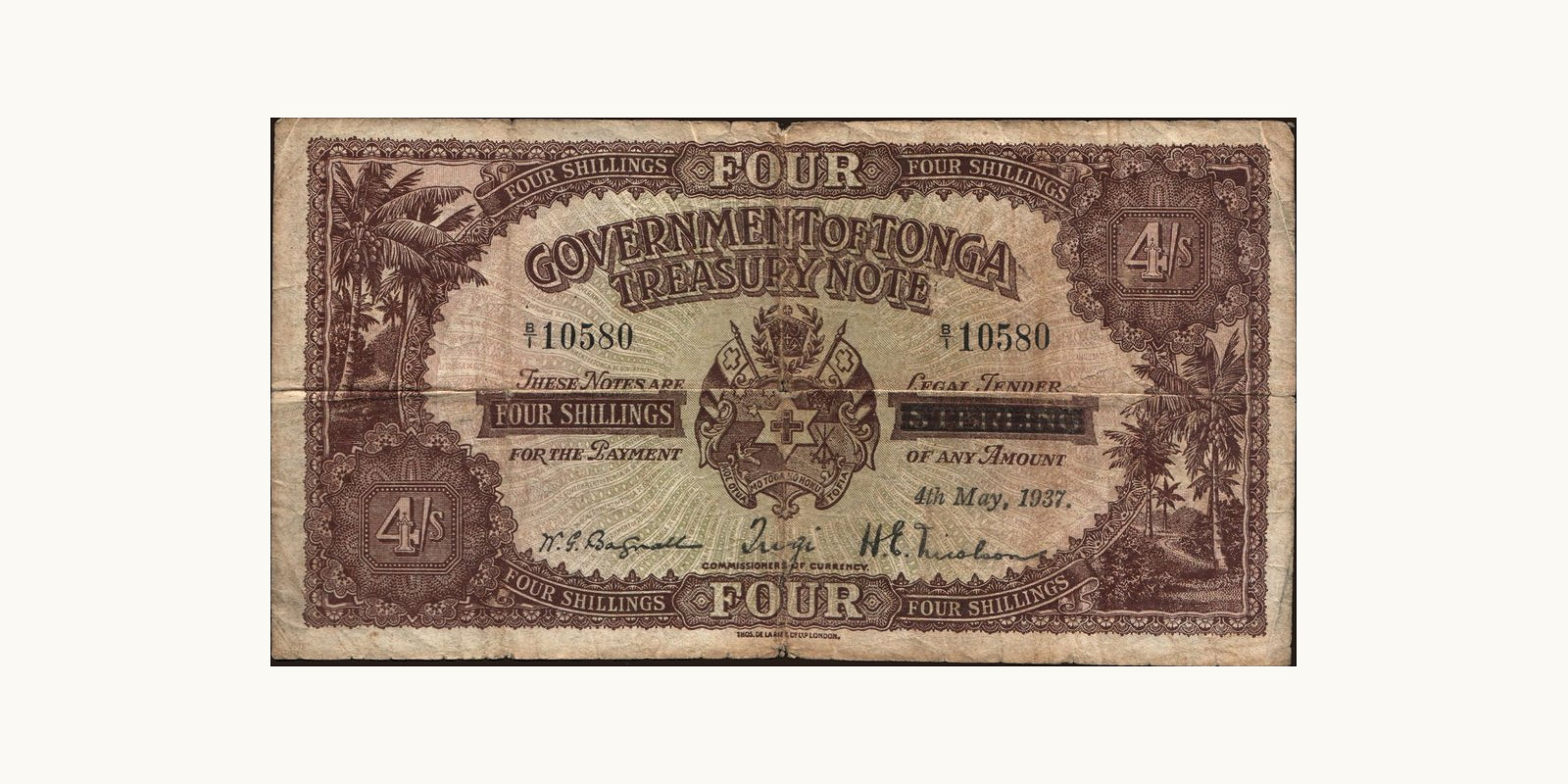 4 shilling 1937